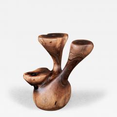  Logniture Solid Wood Sculptural Side Table Original Contemporary Design Log Carving - 3333575