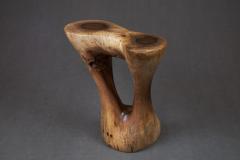  Logniture Solid Wood Sculptural Side Table Original Contemporary Design Log Carving - 3329523