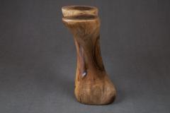  Logniture Solid Wood Sculptural Side Table Original Contemporary Design Log Carving - 3329524