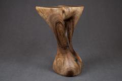  Logniture Solid Wood Sculptural Side Table Original Contemporary Design Log Carving - 3329526