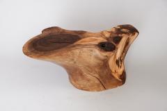  Logniture Solid Wood Sculptural Side Table Original Contemporary Design Log Carving - 3329540