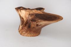 Logniture Solid Wood Sculptural Side Table Original Contemporary Design Log Carving - 3329544