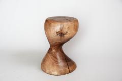  Logniture Solid Wood Sculptural Side Table Original Contemporary Design Log Carving - 3329549