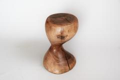  Logniture Solid Wood Sculptural Side Table Original Contemporary Design Log Carving - 3329550