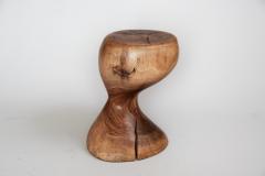 Logniture Solid Wood Sculptural Side Table Original Contemporary Design Log Carving - 3329551