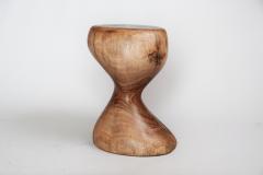  Logniture Solid Wood Sculptural Side Table Original Contemporary Design Log Carving - 3329554