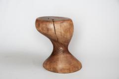  Logniture Solid Wood Sculptural Side Table Original Contemporary Design Log Carving - 3329555
