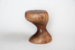  Logniture Solid Wood Sculptural Side Table Original Contemporary Design Log Carving - 3329556