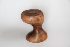  Logniture Solid Wood Sculptural Side Table Original Contemporary Design Log Carving - 3329557