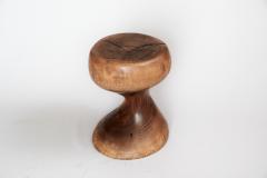  Logniture Solid Wood Sculptural Side Table Original Contemporary Design Log Carving - 3329558