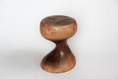  Logniture Solid Wood Sculptural Side Table Original Contemporary Design Log Carving - 3329559