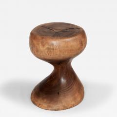  Logniture Solid Wood Sculptural Side Table Original Contemporary Design Log Carving - 3333579