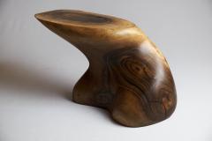  Logniture Solid Wood Sculptural Side Table Original Contemporary Design Log Carving - 3329571