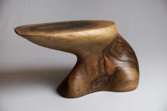  Logniture Solid Wood Sculptural Side Table Original Contemporary Design Log Carving - 3329574