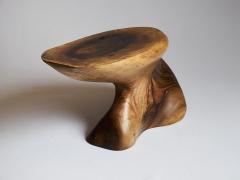 Logniture Solid Wood Sculptural Side Table Original Contemporary Design Log Carving - 3329579