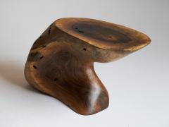  Logniture Solid Wood Sculptural Side Table Original Contemporary Design Log Carving - 3329582
