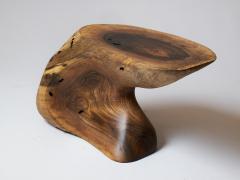  Logniture Solid Wood Sculptural Side Table Original Contemporary Design Log Carving - 3329583
