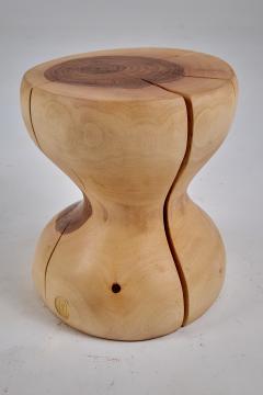  Logniture Solid Wood Sculptural Side Table Original Contemporary Design Logniture - 3700612