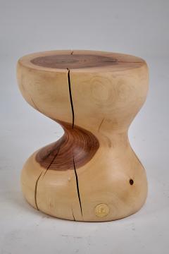  Logniture Solid Wood Sculptural Side Table Original Contemporary Design Logniture - 3700613