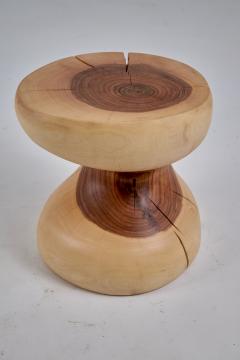  Logniture Solid Wood Sculptural Side Table Original Contemporary Design Logniture - 3700619
