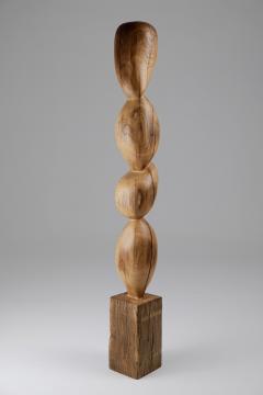  Logniture Still Stand Abstract Biomorphic Wood Sculpture Chainsaw Carved - 3592994