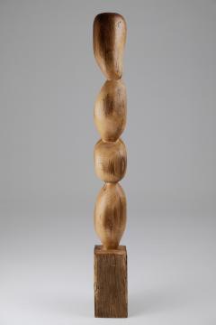  Logniture Still Stand Abstract Biomorphic Wood Sculpture Chainsaw Carved - 3592995