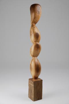  Logniture Still Stand Abstract Biomorphic Wood Sculpture Chainsaw Carved - 3592996
