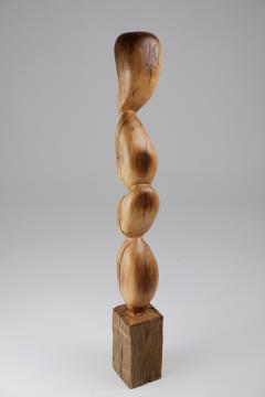  Logniture Still Stand Abstract Biomorphic Wood Sculpture Chainsaw Carved - 3592997