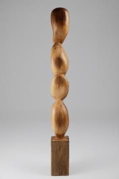  Logniture Still Stand Abstract Biomorphic Wood Sculpture Chainsaw Carved - 3592999