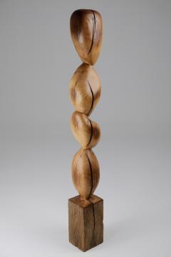  Logniture Still Stand Abstract Biomorphic Wood Sculpture Chainsaw Carved - 3593000