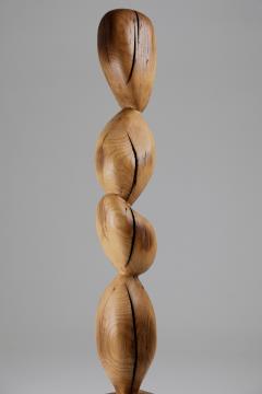  Logniture Still Stand Abstract Biomorphic Wood Sculpture Chainsaw Carved - 3593002