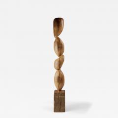  Logniture Still Stand Abstract Biomorphic Wood Sculpture Chainsaw Carved - 3600959