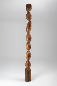  Logniture Still Stand Abstract Biomorphic Wood Sculpture Chainsaw Carved - 3607846