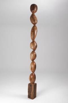 Logniture Still Stand Abstract Biomorphic Wood Sculpture Chainsaw Carved - 3607847