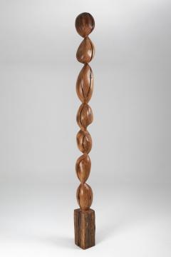  Logniture Still Stand Abstract Biomorphic Wood Sculpture Chainsaw Carved - 3607848