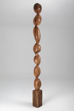  Logniture Still Stand Abstract Biomorphic Wood Sculpture Chainsaw Carved - 3607849