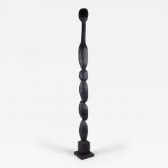  Logniture Still Stand Abstract Biomorphic Wood Sculpture Column Chainsaw Carved XL - 3783489