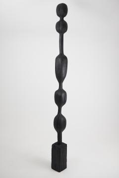  Logniture Still Stand Abstract Biomorphic Wood Sculpture Column Chainsaw Carved XL - 3849951