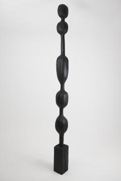  Logniture Still Stand Abstract Biomorphic Wood Sculpture Column Chainsaw Carved XL - 3849956