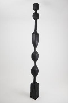  Logniture Still Stand Abstract Biomorphic Wood Sculpture Column Chainsaw Carved XL - 3849958