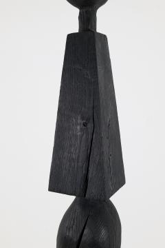  Logniture Still Stand Abstract Biomorphic Wood Sculpture Column Chainsaw Carved XL - 4082505