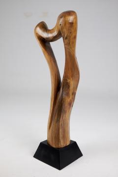  Logniture Still Stand Abstract Wood Sculpture Chainsaw Carved Walnut - 3781779