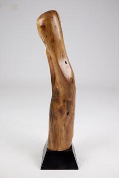  Logniture Still Stand Abstract Wood Sculpture Chainsaw Carved Walnut - 3781782