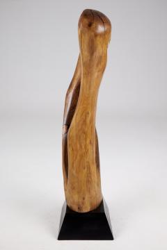  Logniture Still Stand Abstract Wood Sculpture Chainsaw Carved Walnut - 3781786