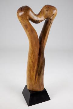  Logniture Still Stand Abstract Wood Sculpture Chainsaw Carved Walnut - 3781787