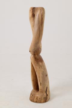  Logniture Still Stand Abstract Wood Sculpture Chainsaw Carved Walnut Logniture - 4539996
