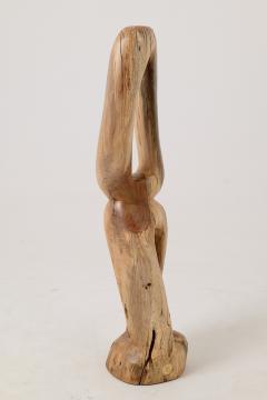  Logniture Still Stand Abstract Wood Sculpture Chainsaw Carved Walnut Logniture - 4539998