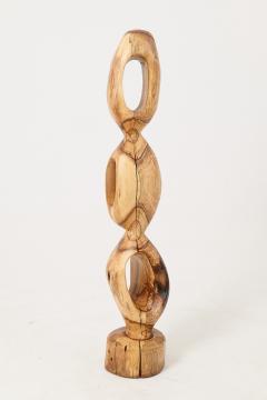  Logniture Still Stand Abstract Wood Sculpture Chainsaw Carved Walnut Logniture - 4565722