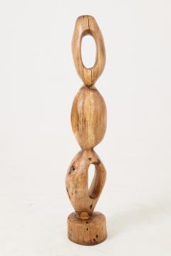 Logniture Still Stand Abstract Wood Sculpture Chainsaw Carved Walnut Logniture - 4565728