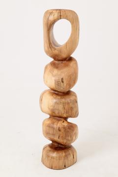  Logniture Still Stand Abstract Wood Sculpture Chainsaw Carved Walnut Logniture - 4600001